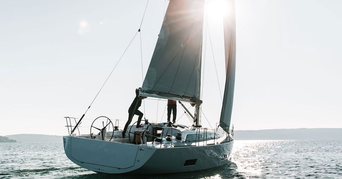 Sailing on the new SALONA 46